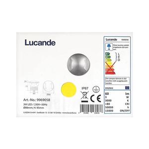 Lucande Lucande - LED Venkovní zápustné svítidlo HELENE LED/3W/230V IP67 obraz