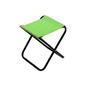 Skládací kempingová židle zelená/černá obraz