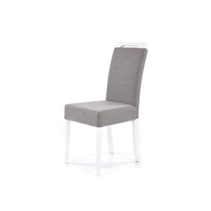 Jídelní židle KINIERO, světle šedá/bílá obraz