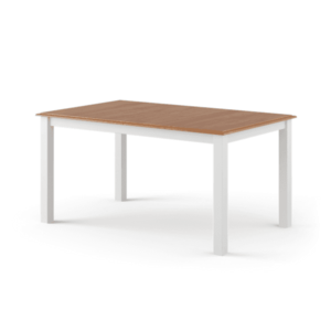 Jídelní stůl BELLU dub/bílá obraz
