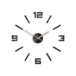 Moderní nástěnné hodiny ARABIC WENGE (nalepovací hodiny na stěnu) obraz