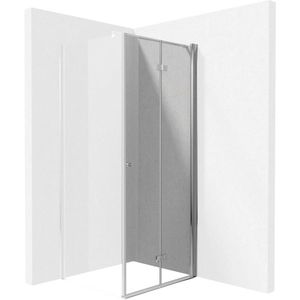 DEANTE Kerria plus chrom Sprchové dveře bez stěnového profilu, systém Kerria Plus, 80 cm skládací KTSX042P obraz