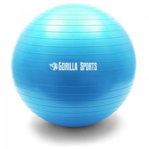 Gorilla Sports Gymnastický míč, 75 cm, modrý obraz