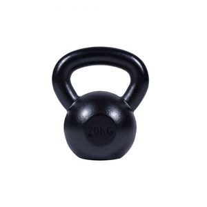 Gorilla Sports kettlebell činka, litinová, černá, 20 kg obraz