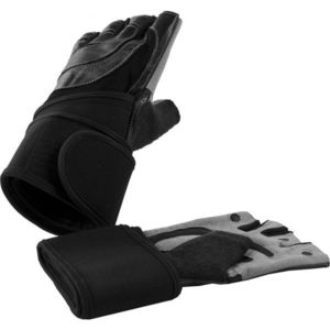 Gorilla Sports Tréninkové rukavice černá/šedá, L obraz