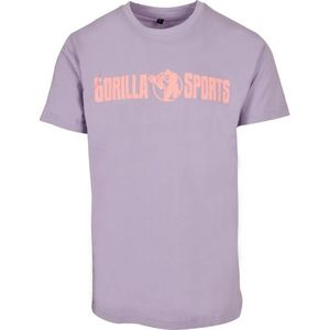 Gorilla Sports Sportovní tričko, fialová/korálová, L obraz
