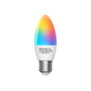 B.V. LED RGBW Žárovka C37 E27/5W/230V 3000-6500K Wi-Fi - obraz