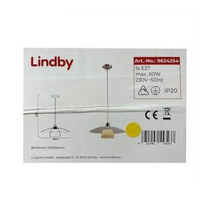 Lindby Lindby - Lustr na lanku DOLORES 1xE27/60W/230V obraz