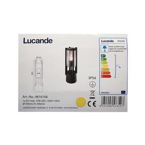 Lucande Lucande - Venkovní lampa BRIENNE 1xE27/15W/230V IP54 obraz
