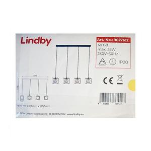 Lindby Lindby - Lustr na lanku JOSIPA 4xG9/33W/230V obraz