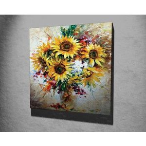 Wallity Obraz na plátně Sunflowers KC265 45x45 cm obraz