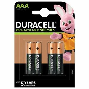 Duracell AAA-4 NiMh Accu (900mAh) STAY CHARGED obraz