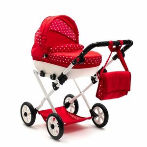 New Baby Dětský kočárek pro panenky Comfort, červená obraz