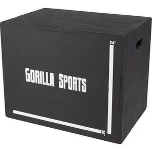 Gorilla Sports Plyobox v černé barvě obraz