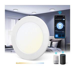 B.V. - LED Stmívatelné podhledové svítidlo 12W/230V pr. 17 cm Wi-Fi obraz