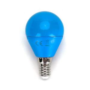B.V. LED Žárovka G45 E14/4W/230V modrá - obraz