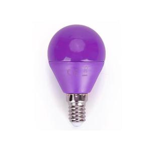 B.V. LED Žárovka G45 E14/4W/230V fialová - obraz
