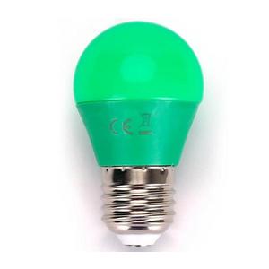 B.V. LED Žárovka G45 E27/4W/230V zelená - obraz