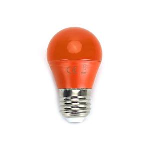 B.V. LED Žárovka G45 E27/4W/230V oranžová - obraz