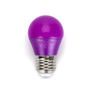 B.V. LED Žárovka G45 E27/4W/230V fialová - obraz