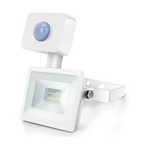 B.V. - LED Reflektor se senzorem LED/10W/230V 4000K IP65 bílá obraz