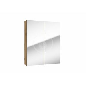 Kielle Vega Zrcadlová skříňka, 60x73x15 cm, zlatý dub 50118601 obraz