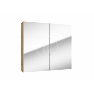 Kielle Vega Zrcadlová skříňka, 80x73x15 cm, zlatý dub 50118801 obraz