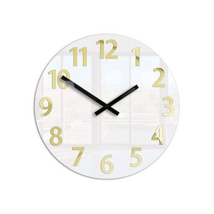 Moderní nástěnné hodiny KARDA (nalepovací hodiny na stěnu) obraz