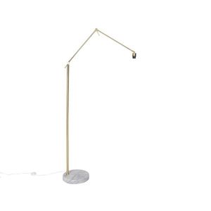 Moderní stojací lampa zlatá nastavitelná - Editor obraz