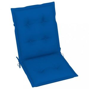 Podušky na zahradní židle 2 ks Dekorhome Tmavě modrá obraz