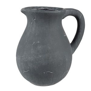Tmavě šedý dekorativní džbán Édith M - 17*15*11 cm 6TE0483M obraz