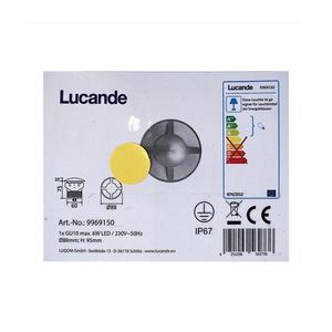 Lucande Lucande - Venkovní zápustné svítidlo EDWINA 1xGU10/6W/230V IP67 obraz