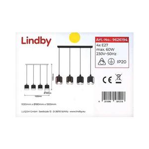 Lindby Lindby - Lustr na lanku TALLINN 4xE27/60W/230V obraz