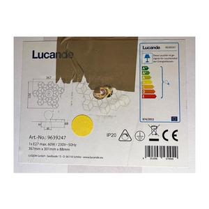 Lucande Lucande - Nástěnné svítidlo ALEXARU 1xE27/60W/230V obraz