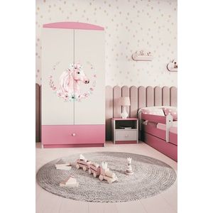 Kocot kids Dětská skříň Babydreams 90 cm jednorožec růžová obraz
