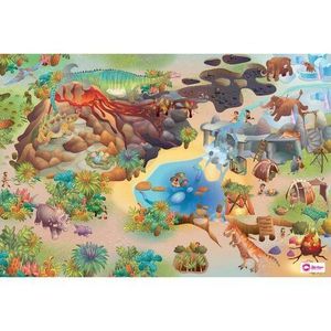 Domarex Dětský kobereček Little Hippo Dinosauři, 75 x 112 cm obraz