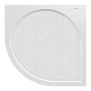 GELCO ARCA sprchová vanička z litého mramoru, čtvrtkruh 100x100cm, R550 PA551 obraz