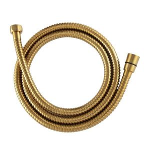 OMNIRES sprchová hadice, 125 cm zlatá kartáčovaná /GLB/ 022-XGLB obraz