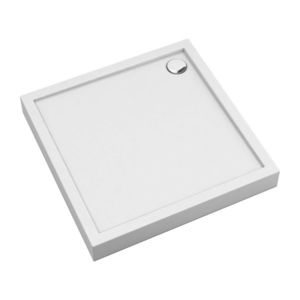 OMNIRES CAMDEN akrylátová sprchová vanička čtverec, 80 x 80 cm bílá lesk /BP/ CAMDEN80/KBP obraz