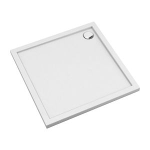 OMNIRES MERTON akrylátová sprchová vanička čtverec, 80 x 80 cm bílá lesk /BP/ MERTON80/KBP obraz