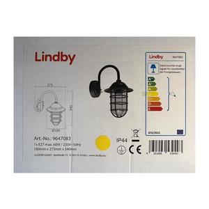 Lindby Lindby - Venkovní nástěnná lampa NAILA 1xE27/60W/230V IP44 obraz