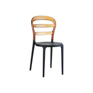 Jídelní židle Dekorhome Černá / hnědá, Jídelní židle Dekorhome Černá / hnědá obraz