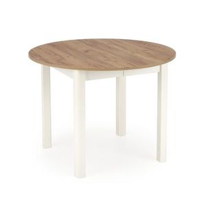 HALMAR Rozkládací jídelní stůl RINGO řemeslný dub/bílý obraz