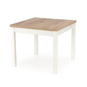 HALMAR Rozkládací jídelní stůl TIAGO SQUARE řemeslný dub/bílý obraz