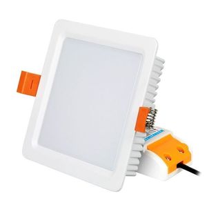 LED Solution Mi-Light MiBoxer RF Bílý vestavný LED panel hranatý RGB+CCT 120 x 120mm 9W FUT064 obraz