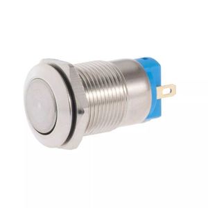 T-LED Vypínač tlačítkový M12 250V/5A kovový 113102 obraz