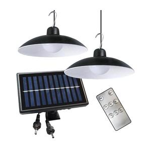 SADA 2x LED Stmívatelné solární závěsné svítidlo LED/6W/3, 7V 2000 mAh IP44 + DO obraz