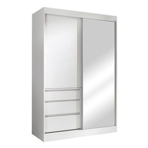 Kombinovaná skříň s posuvnými dveřmi SYMPHONIC 140, bílá obraz