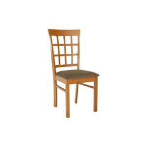 Jídelní židle MOJSLAV, třešeň/béžovohnědá obraz