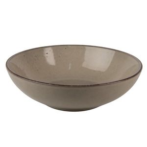 Šedo-zelený keramický talíř/ mísa Groa - Ø 18*6 cm / 500ml 6CE1436 obraz